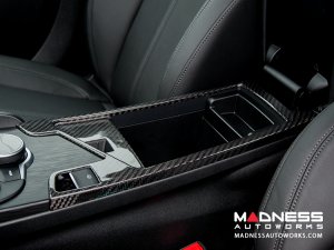 Alfa Romeo Giulia Center Console Cover Trim - Carbon Fiber - Pre '20 Models